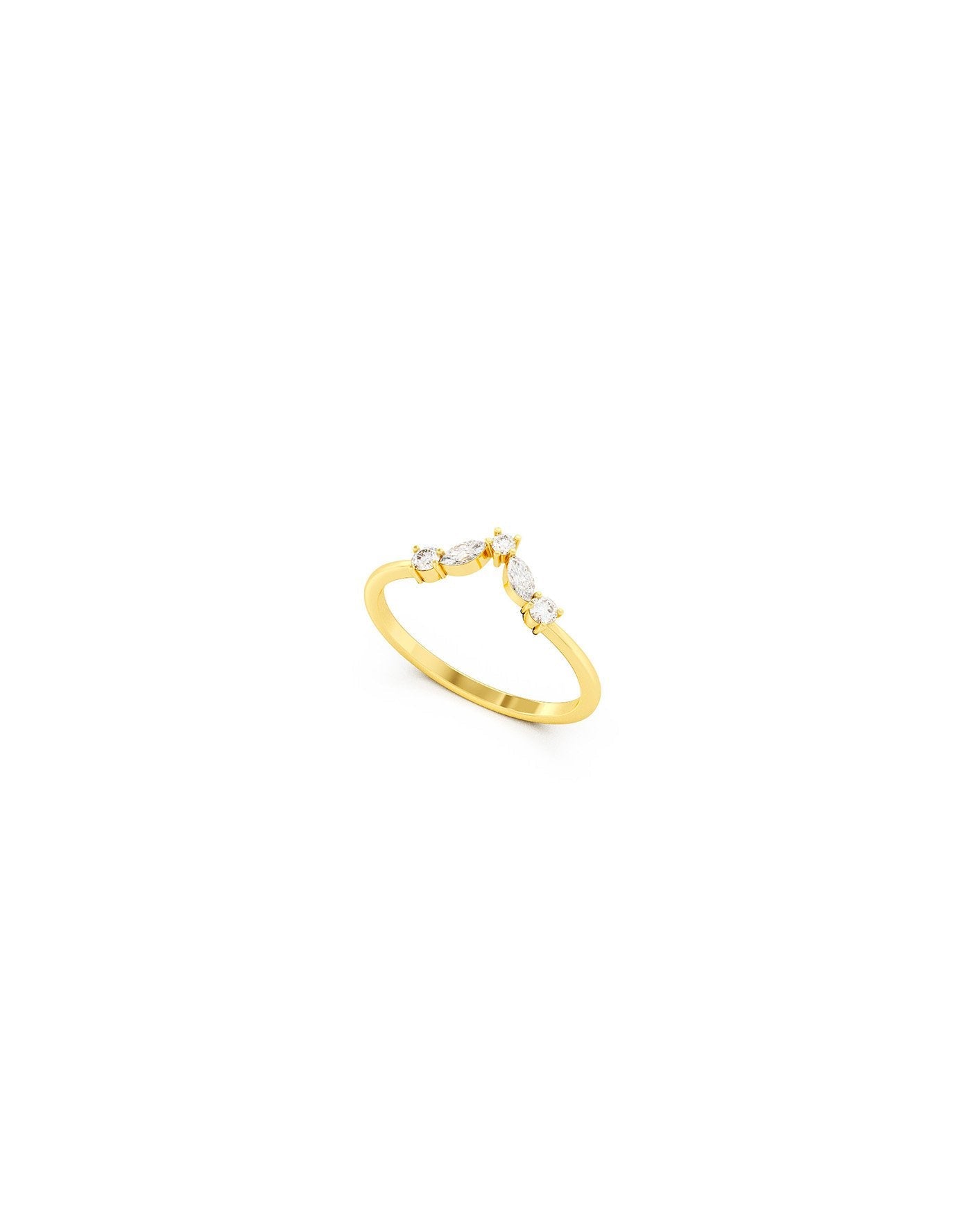 Anello Chevron Glimmer