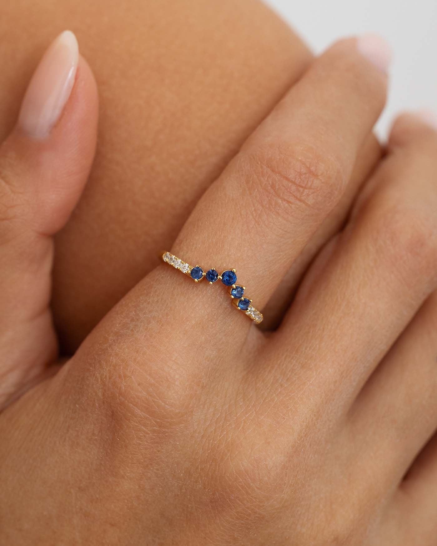 Anello Chevron Midnight