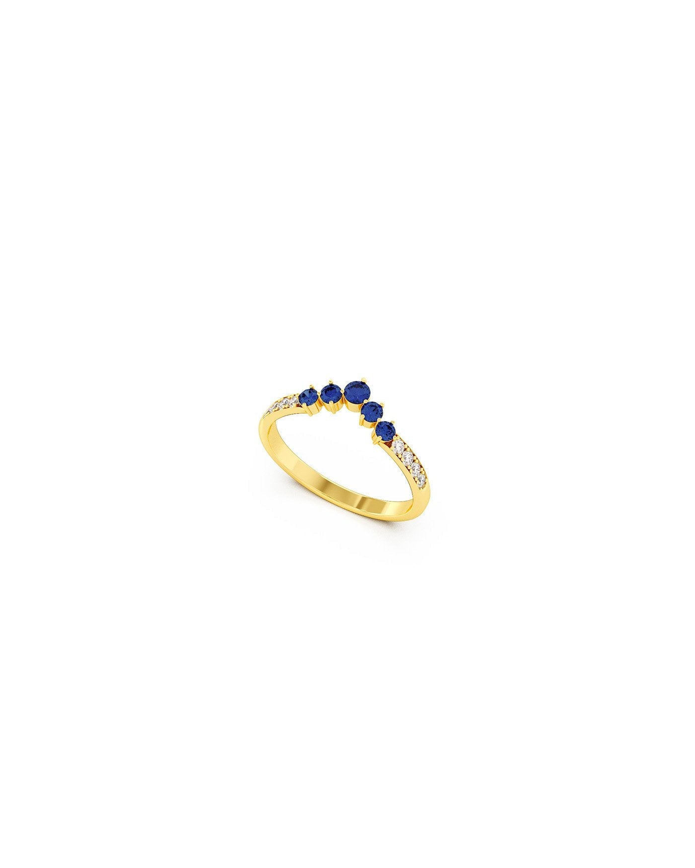 Anello Chevron Midnight