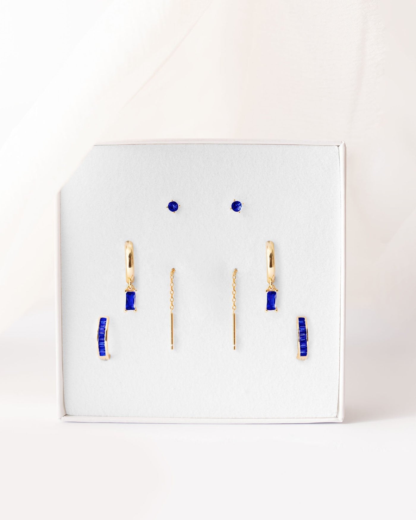 Set Blu Placcato Oro