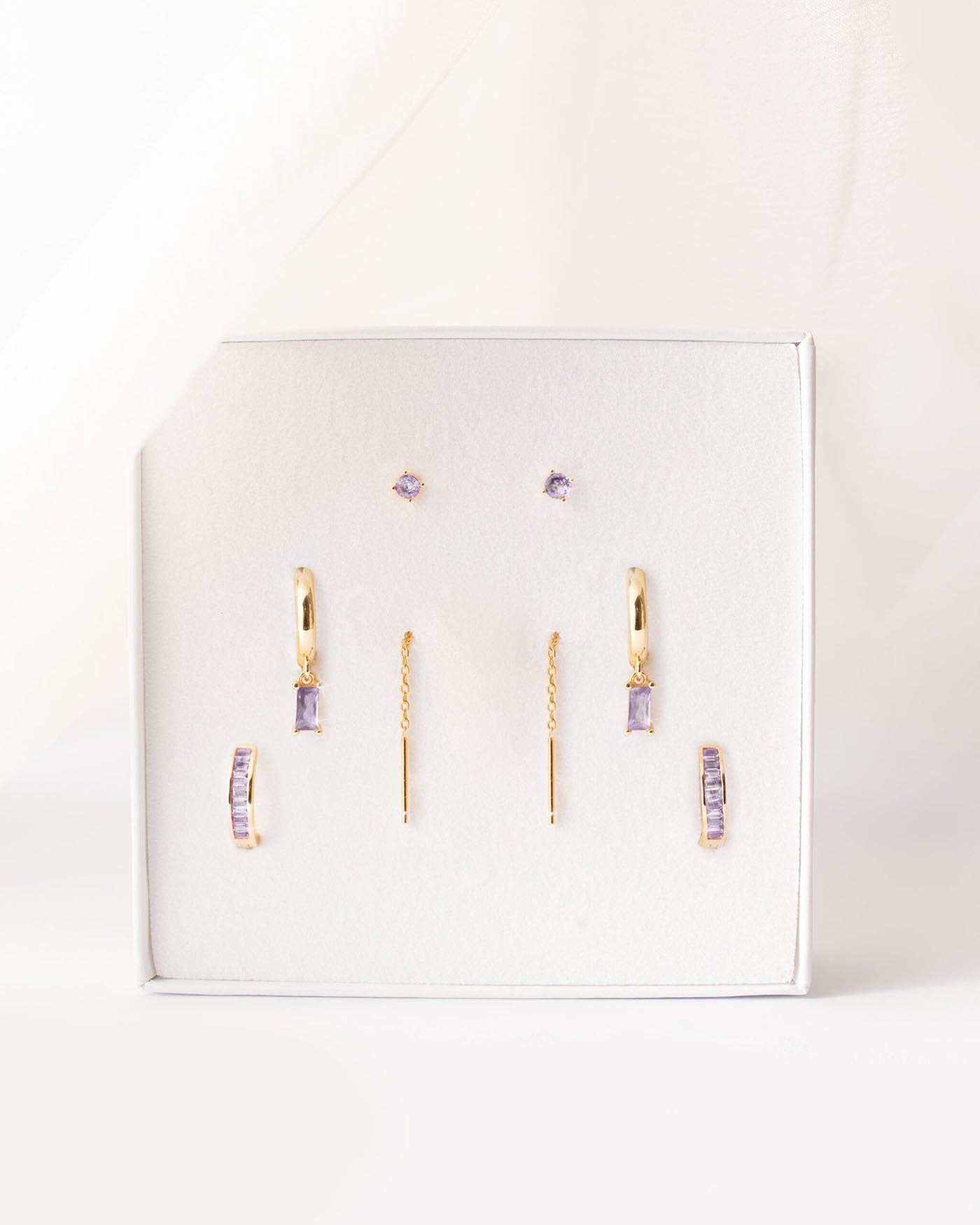 Set Lilla Placcato Oro