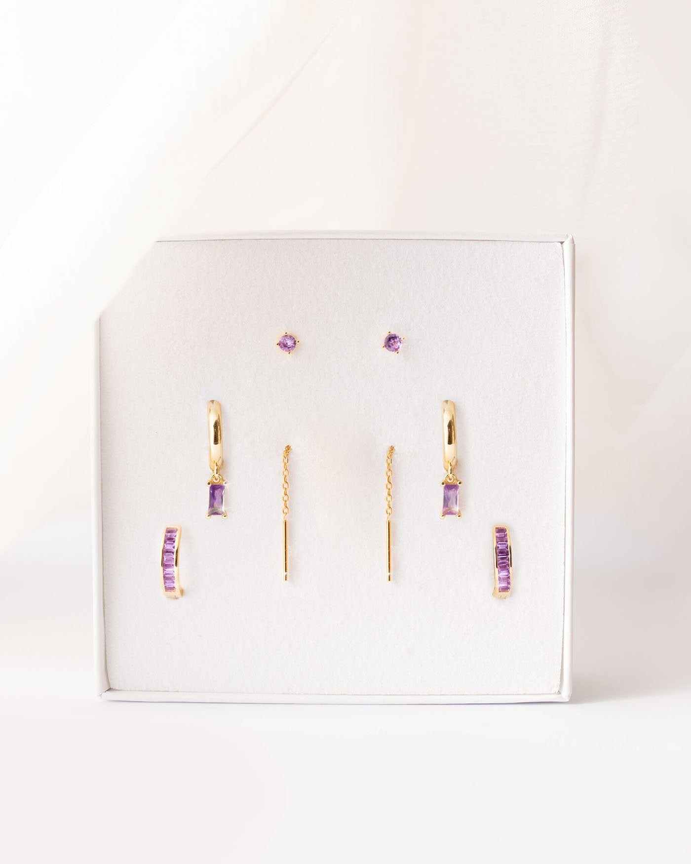 Set Viola Placcato Oro