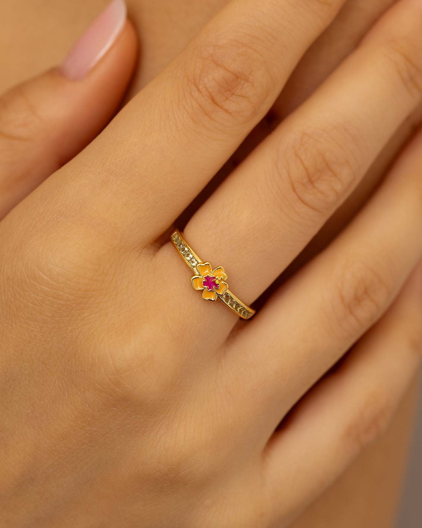Anello Ibisco