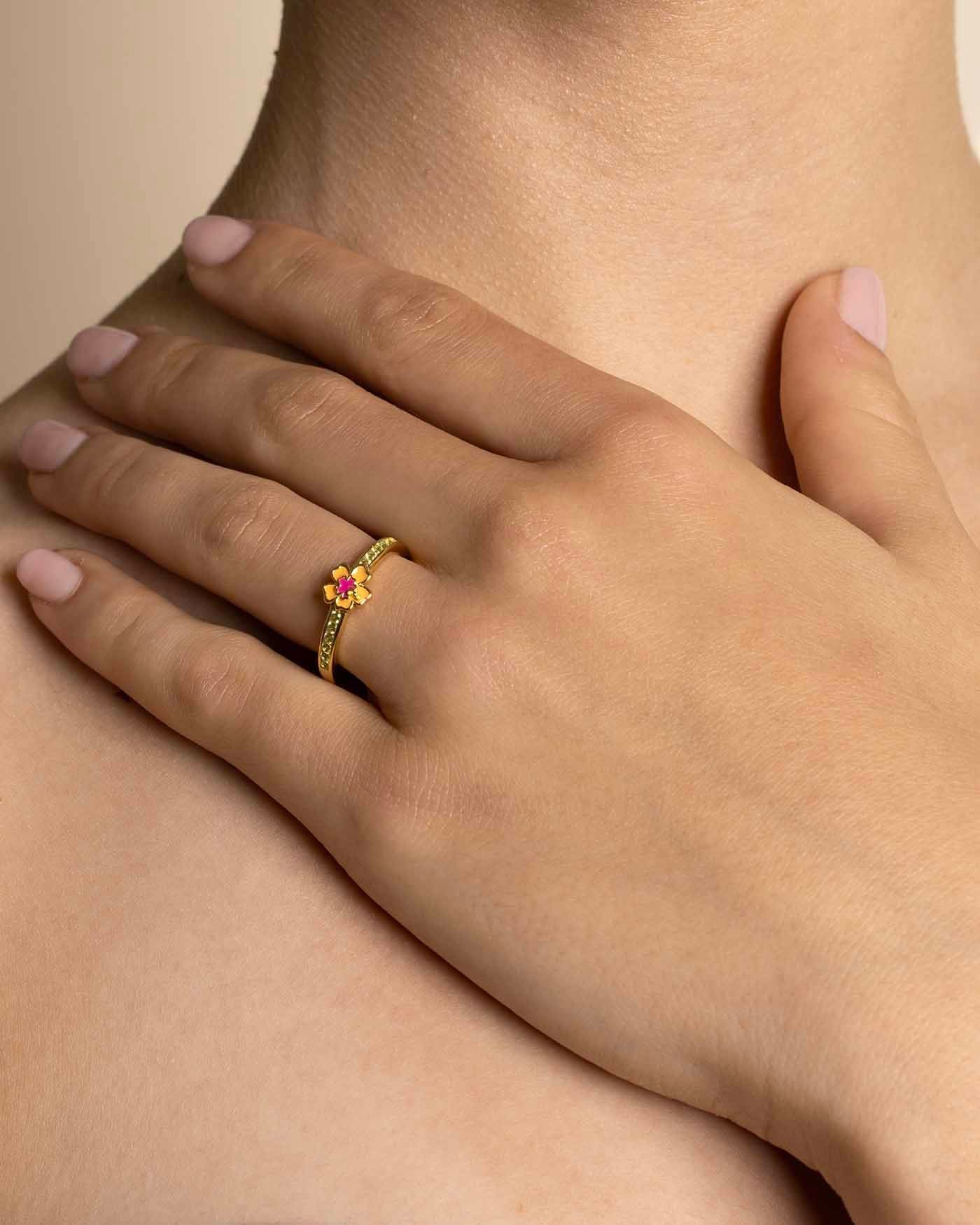 Anello Ibisco