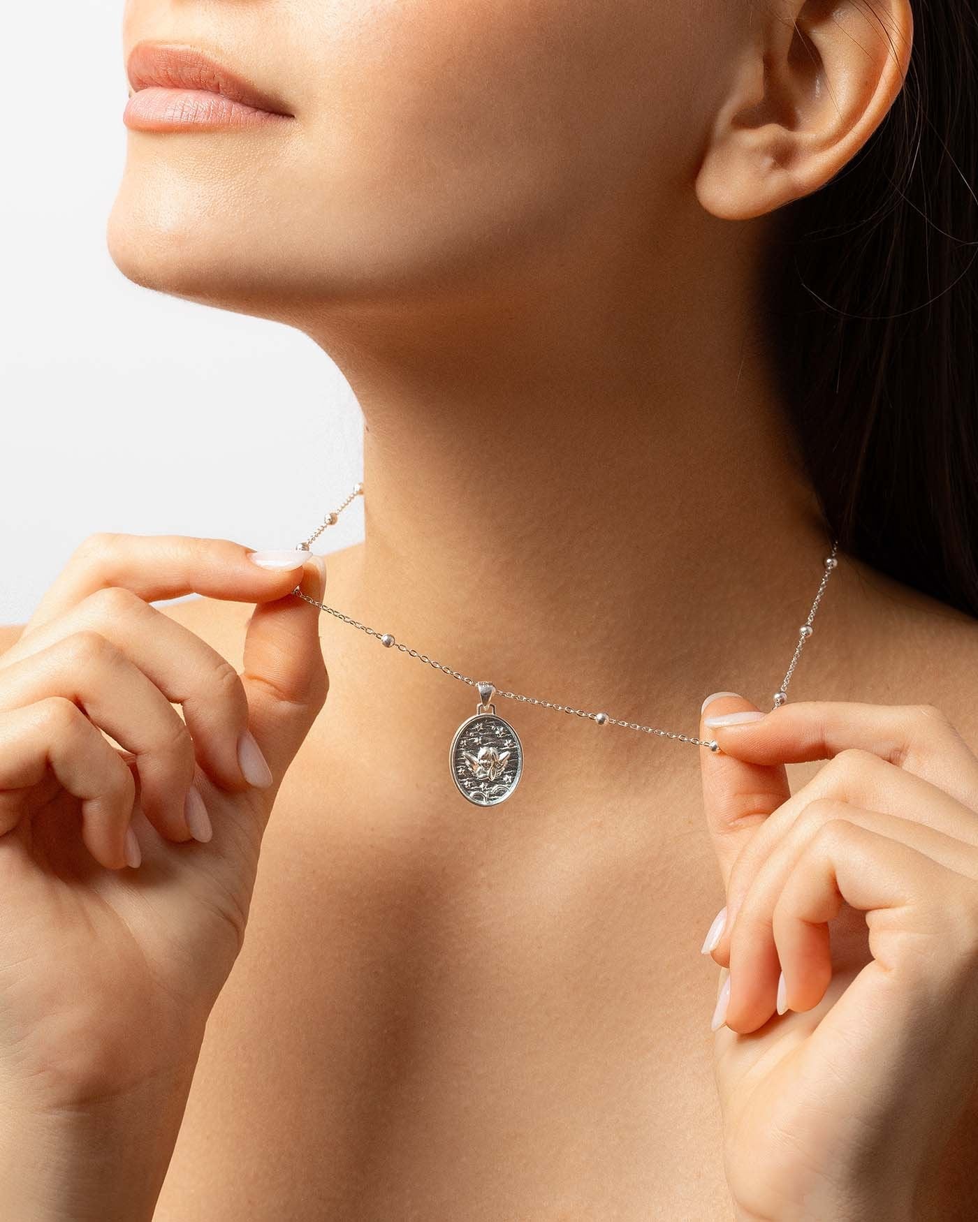 Collana Pendente Ovale