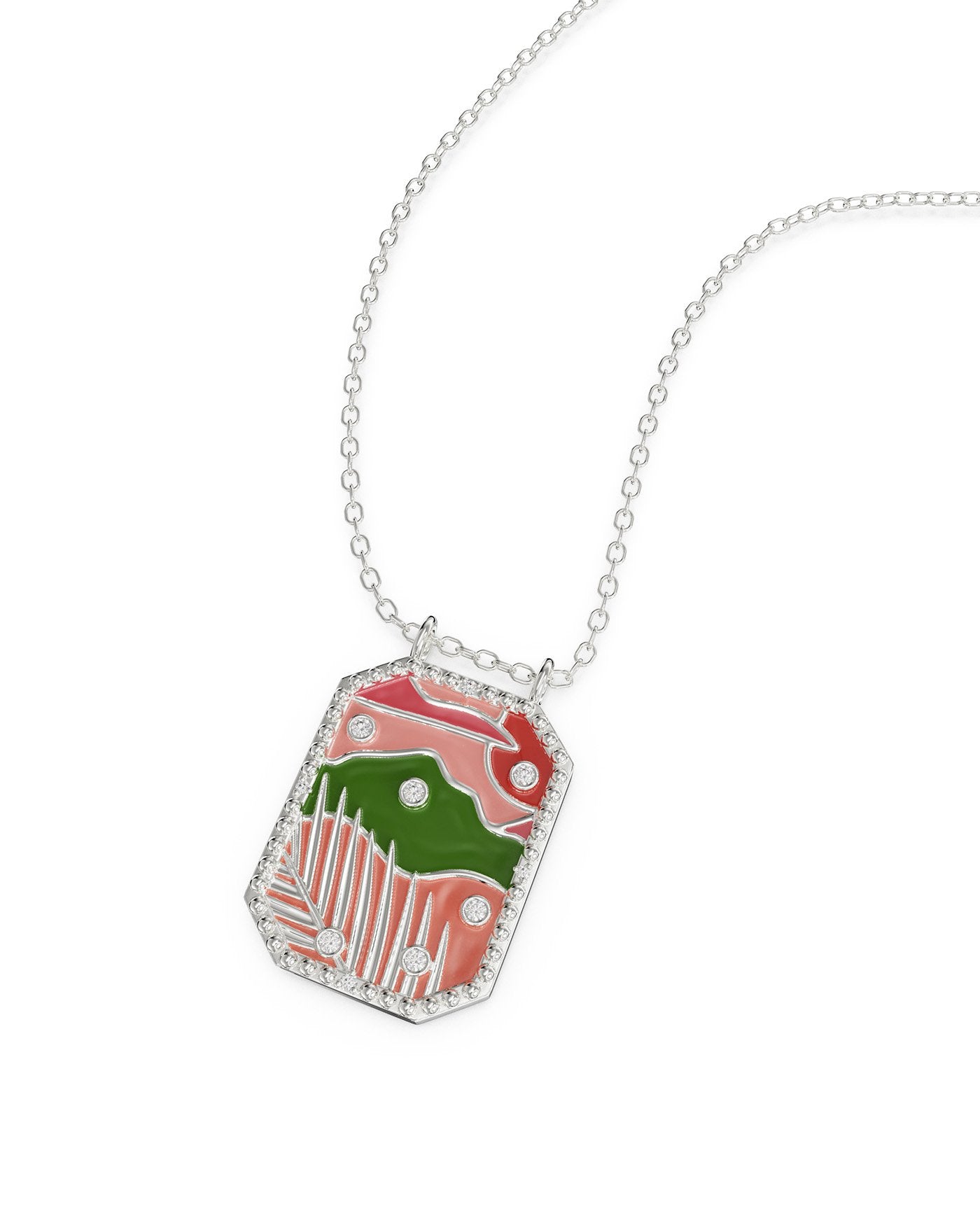 Collana Targhetta Safari